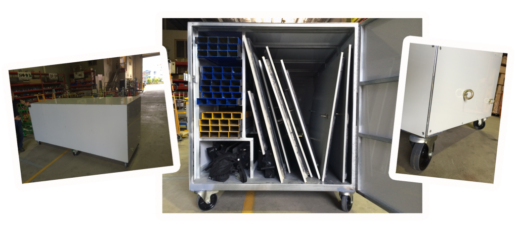 Custom Locking Sports Equipment Cabinet 2014
